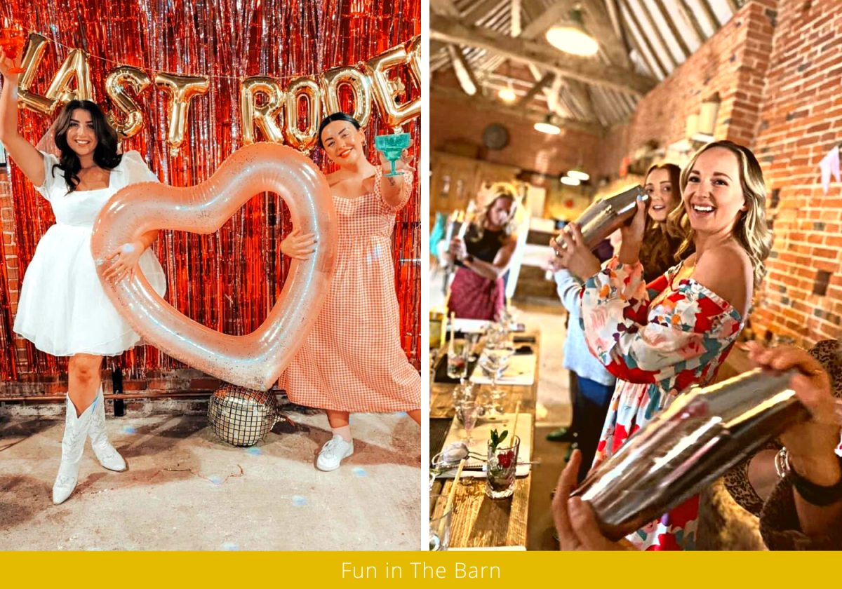 Barnside Hen Camp at Field Head Farm Hen Party Glamping.