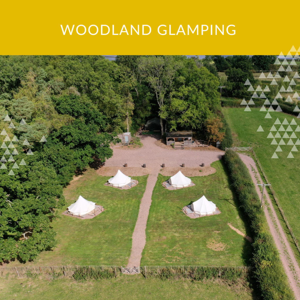 Woodland Glamping at Field Head Farm with Tinker's Bells Ltd